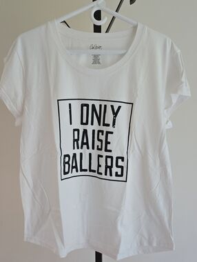 City Streets White Tee with Black Graphic